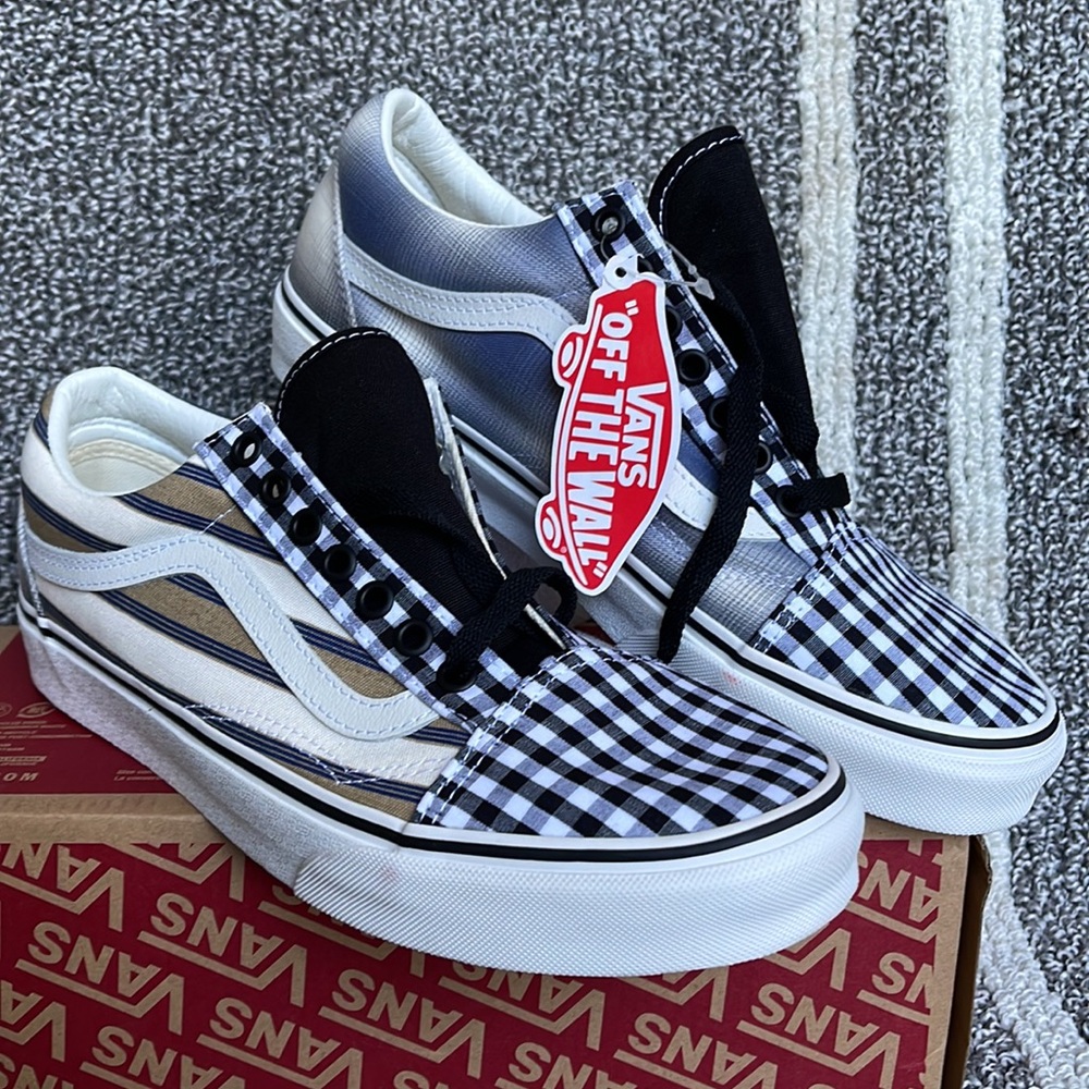 Vans Old Skool Prep Retro Blancdeblanc MENS - Picture 5 of 16